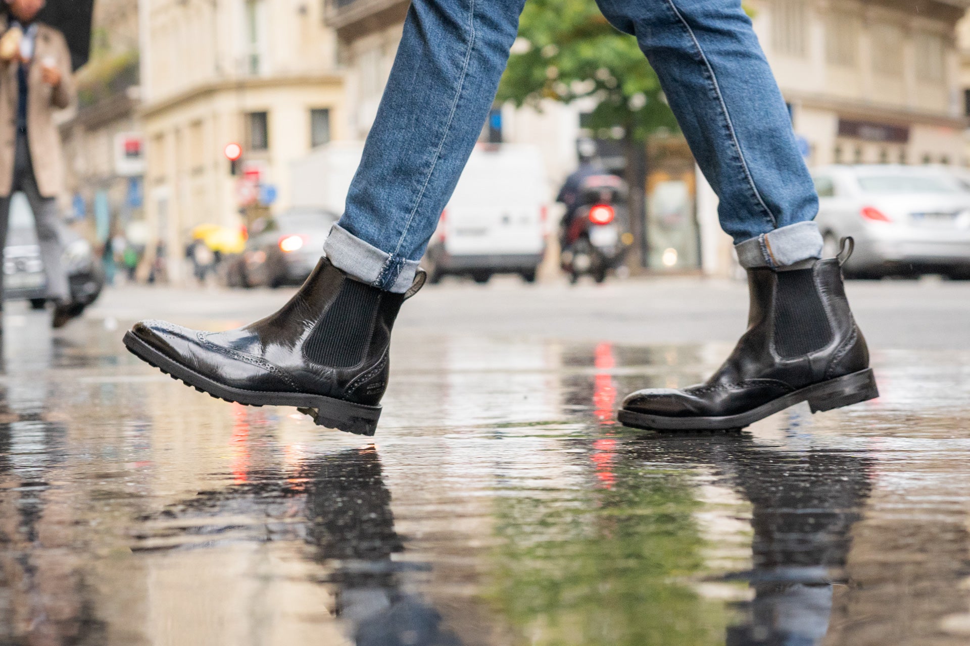 Luske Caius 945 What leather shoes to wear while it's raining? – Melvin & Hamilton