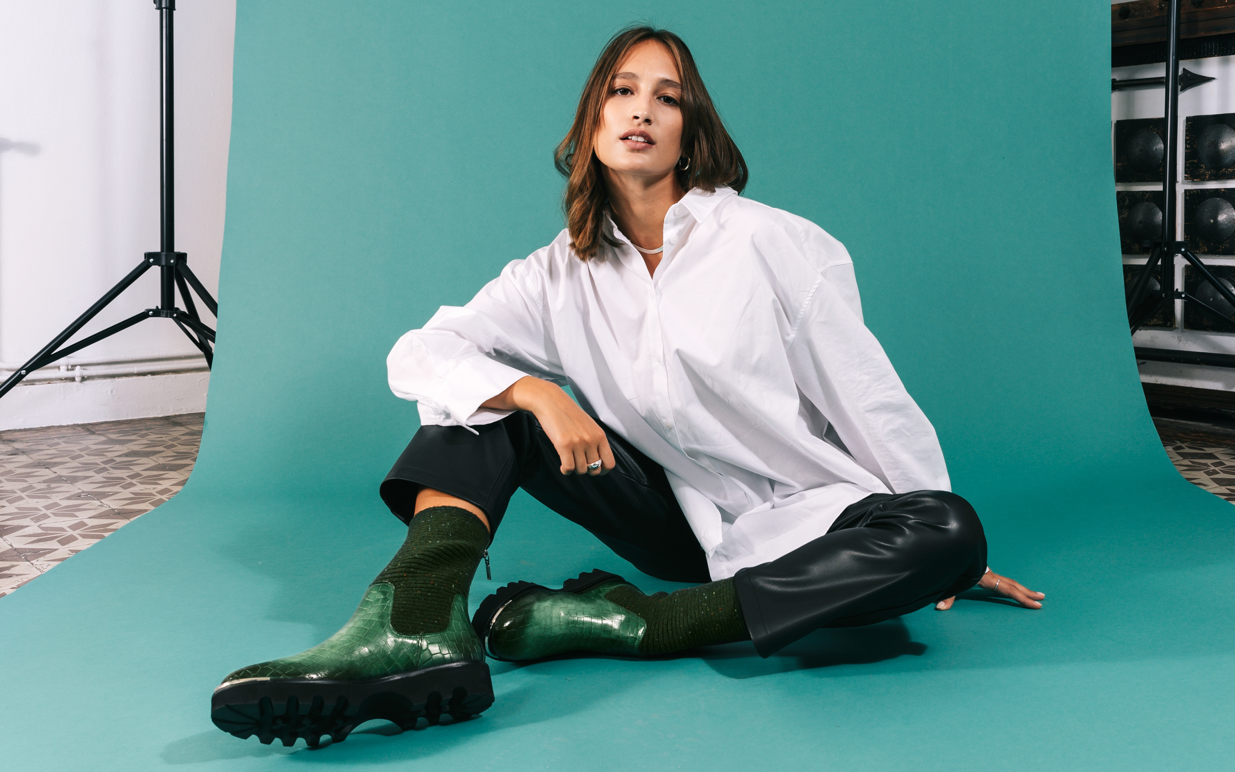 Socks and boots trend online