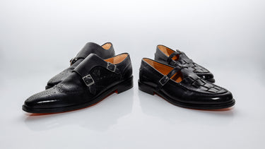 Black shoes for men and women Melvin & Hamilton