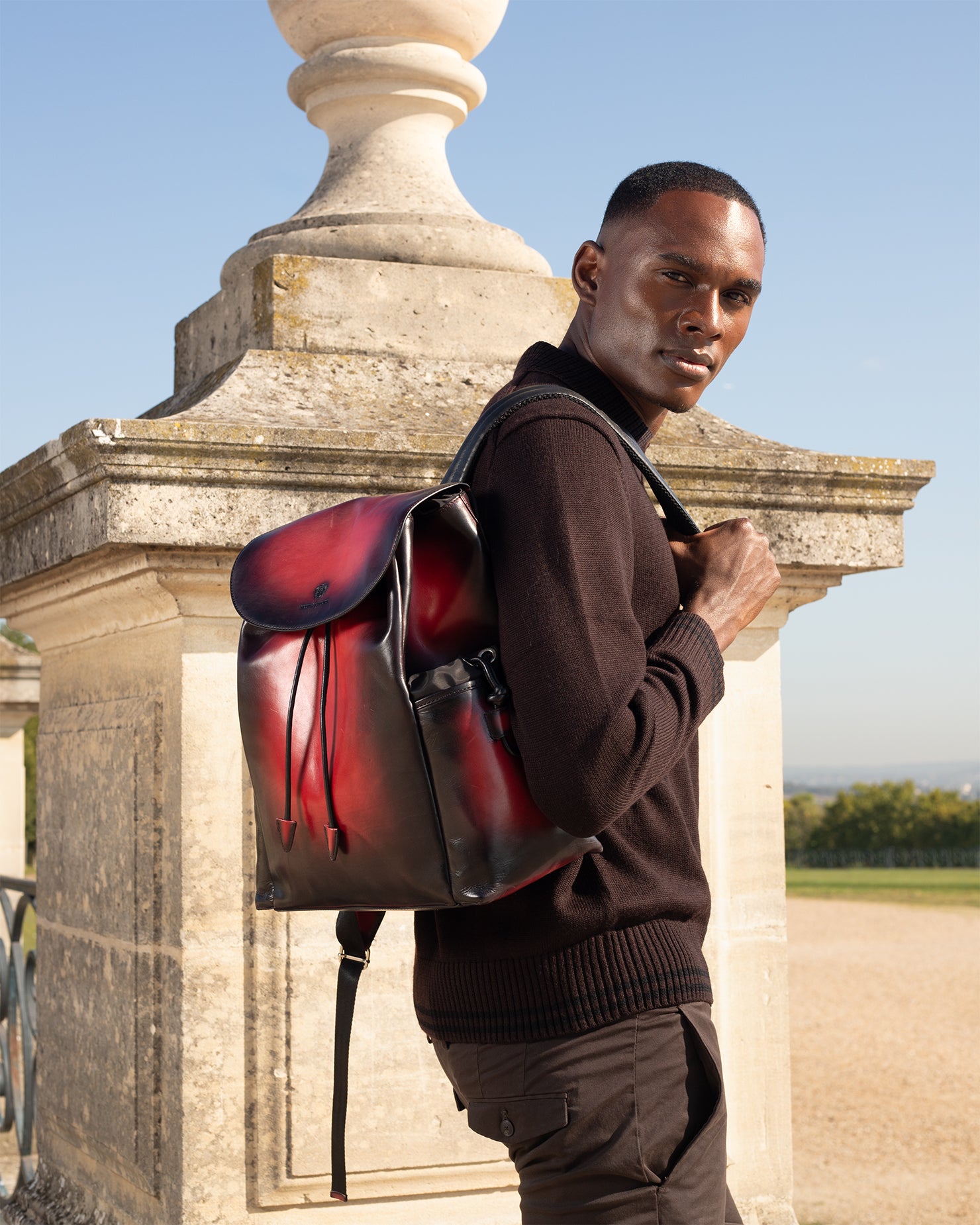 Leather backpack Osaka 3 Melvin & Hamilton