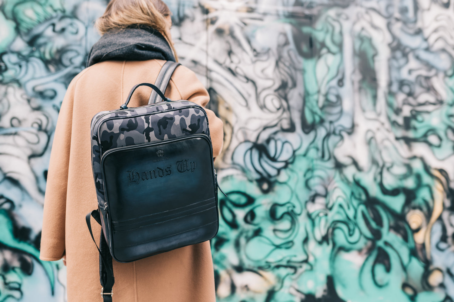 Leather backpack Dehli Melvin & Hamilton