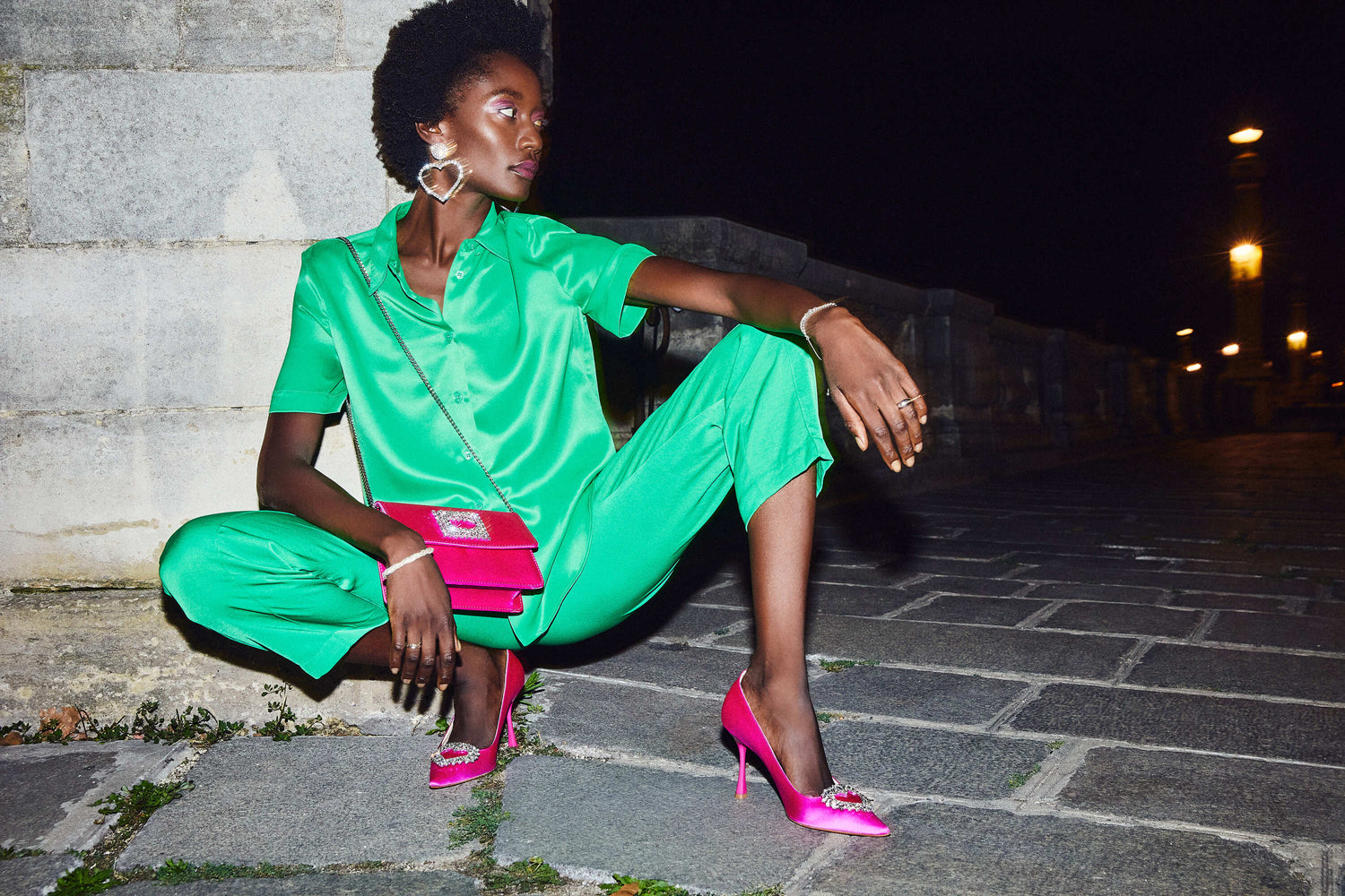 Alena 1 Pumps and Franca Clutch Melvin & Hamilton x Fratelli Russo