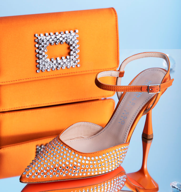 Alena 3 pumps and Franca clutch - Capsule Collection Fratelli Russo x Melvin & Hamilton