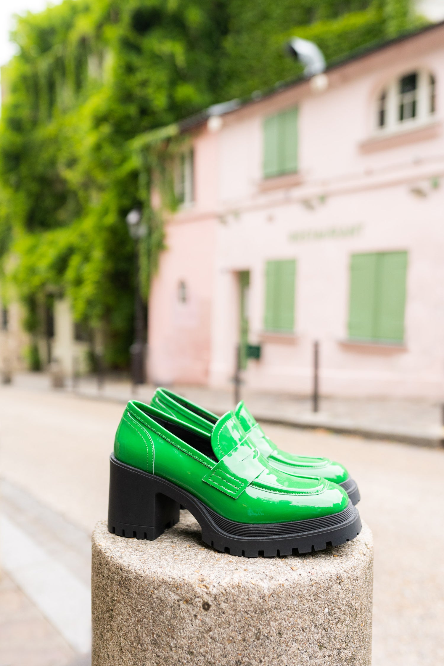 Green Stefy heels Melvin & Hamilton
