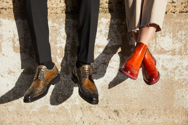 Men's derbies Marvin 1 and Women's ankle boots Selina 29 Melvin & Hamilton