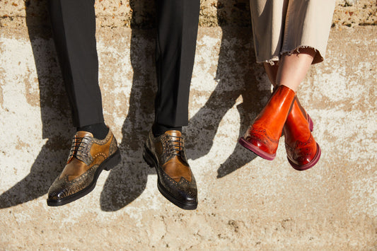 Men's derbies Marvin 1 and Women's ankle boots Selina 29 Melvin & Hamilton