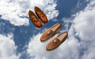 Leather brown shoes Melvin & Hamilton