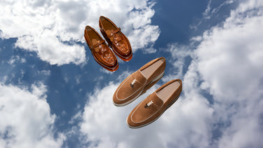 Leather brown shoes Melvin & Hamilton