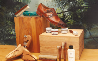 Care products for polishing shoes - Melvin & Hamilton