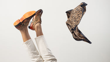 Women's derbies Selina 56 with leopard print - Melvin & Hamilton