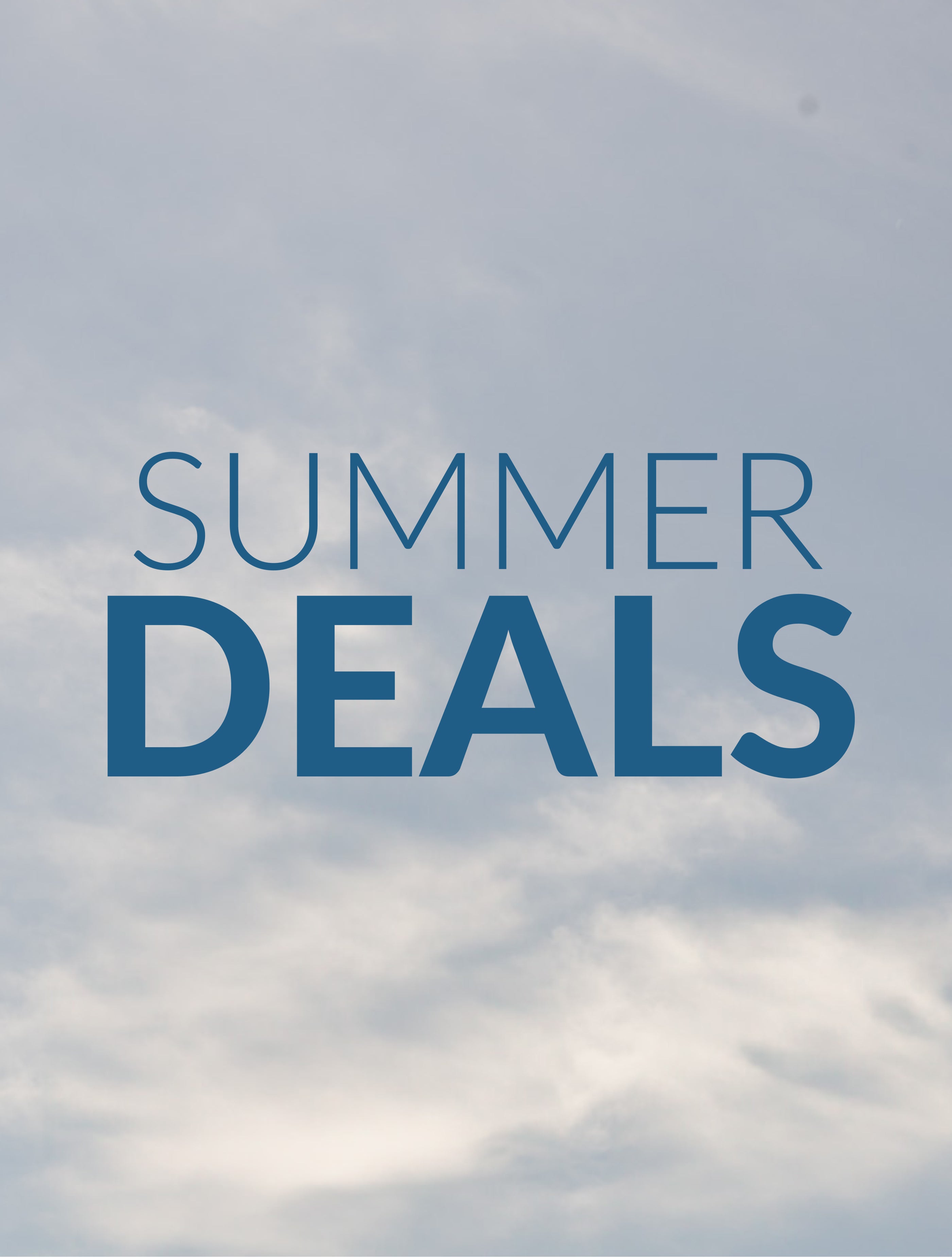 summer deals -30% all summer styles