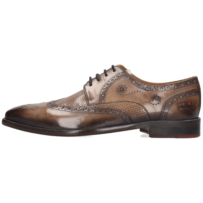 Chaussures Homme Melvin & Hamilton Dylan 2 - Oxford En Cuir à Plat, Fabriqué à La Main, Look Classique Et Élégant - 1