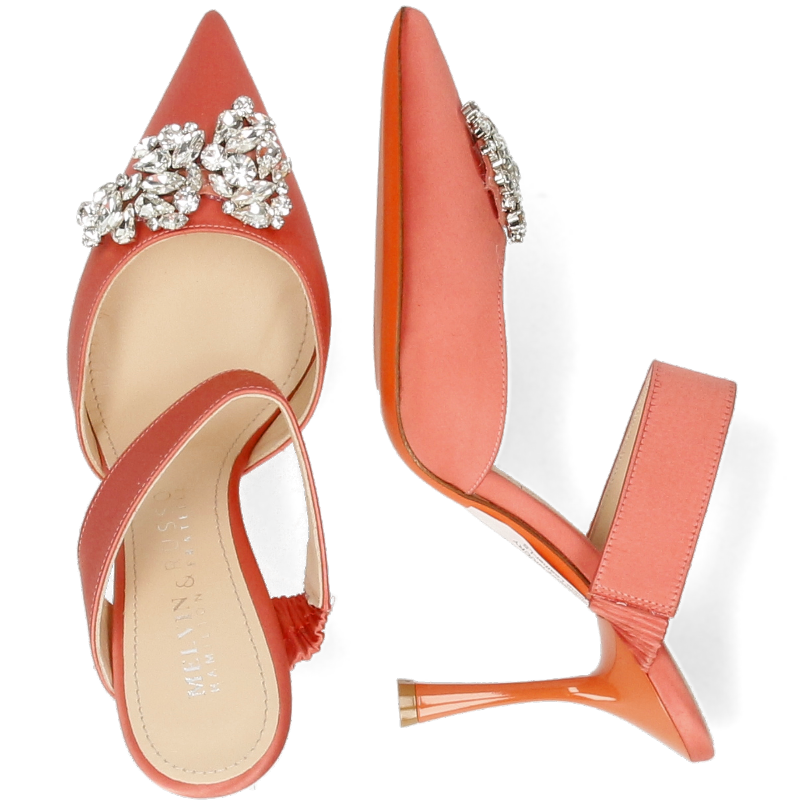 Letizia 1 Raso Peach Accessory – Melvin & Hamilton