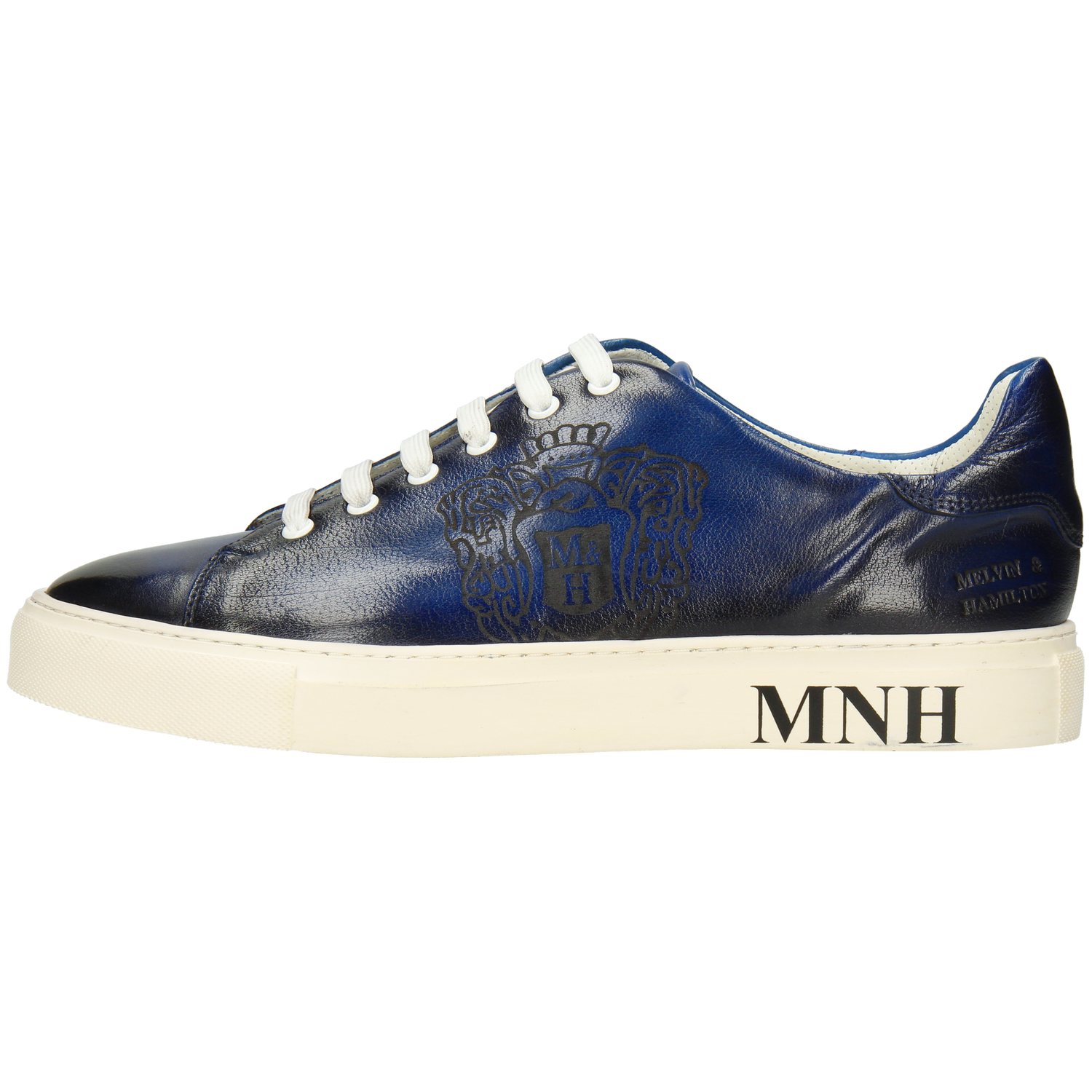 Camper Colour-block Panelled Leather Sneakers in Blue | Lyst