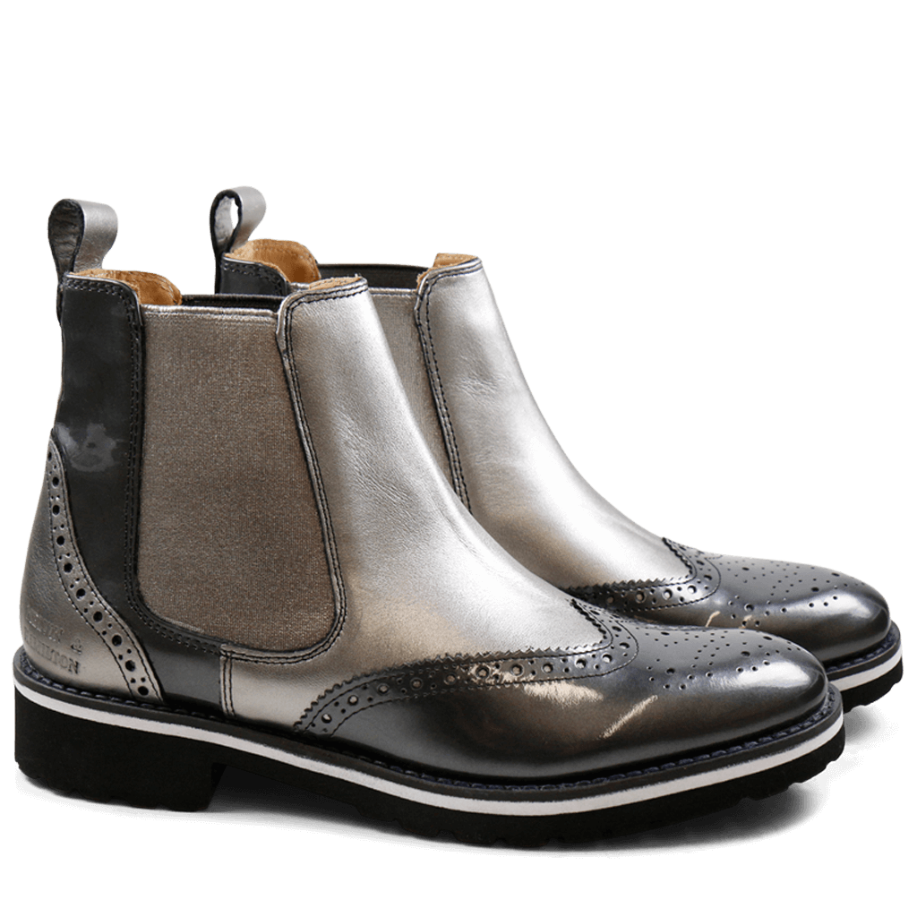 Esther 7 Patent Gunmetal Laminato Gunmetal Elastic Gunmetal Rook D ...