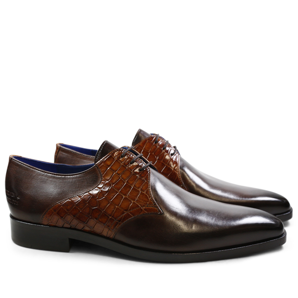 Lewis R Rocco Lewis 29 Crust Rocco Dark Brown Tan LS Brown – Melvin & Hamilton