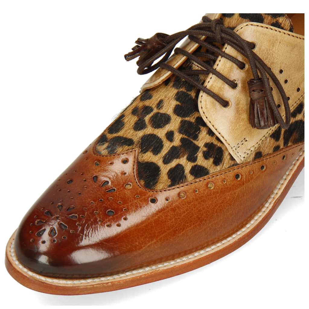 Derby leopard femme shop