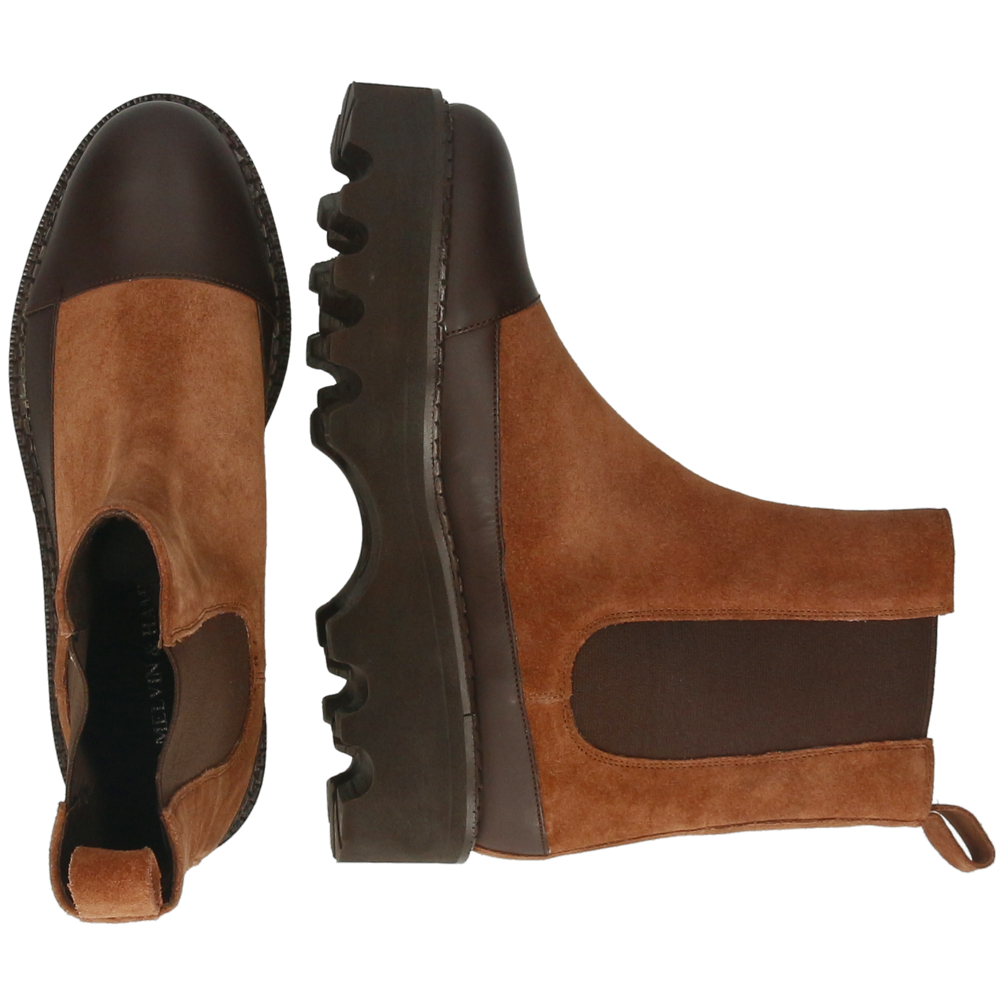 Sybill 8 Suede Velluto Espresso Rubber – Melvin & Hamilton