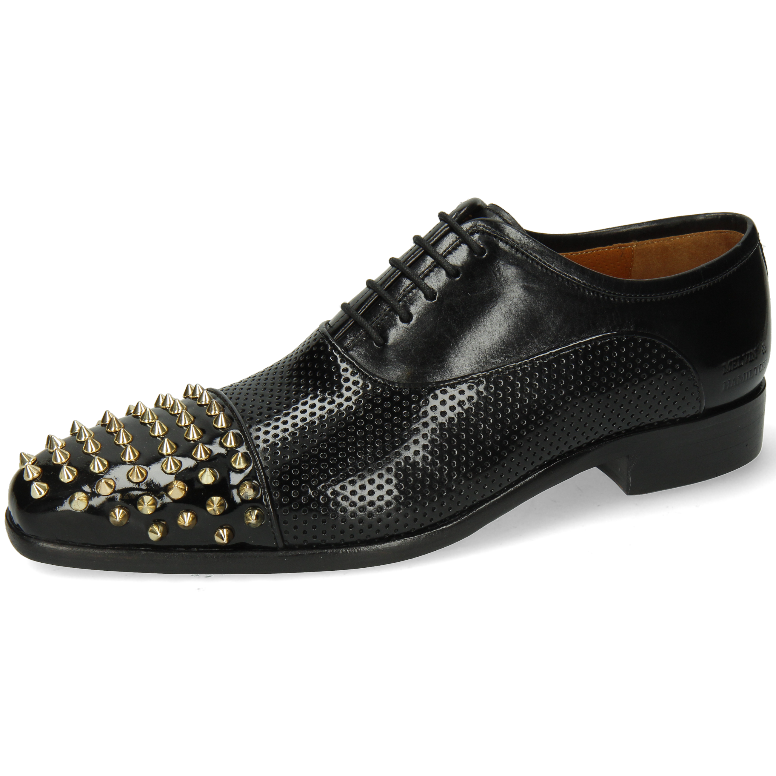 Men's gold oxford shoes hot sale