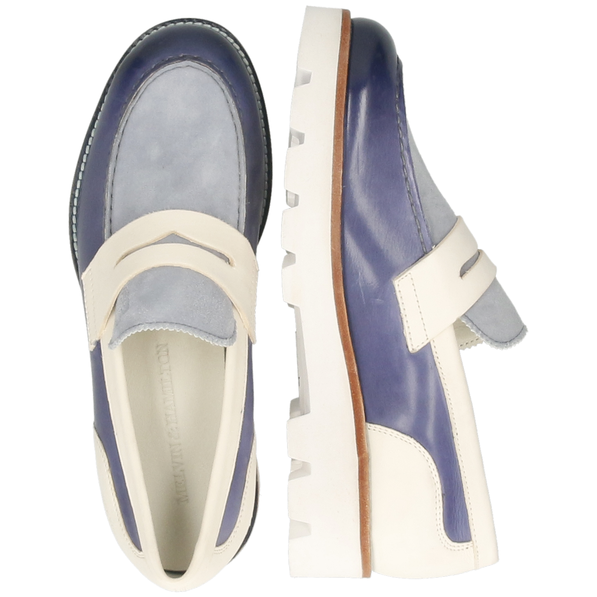 Zapatos Cuero Mujer Mocasín Mujer Melvin & Hamilton Jade 6 - Cuero Hecho A Mano | Estilo Clásico Mocasín Melvin Hamilton