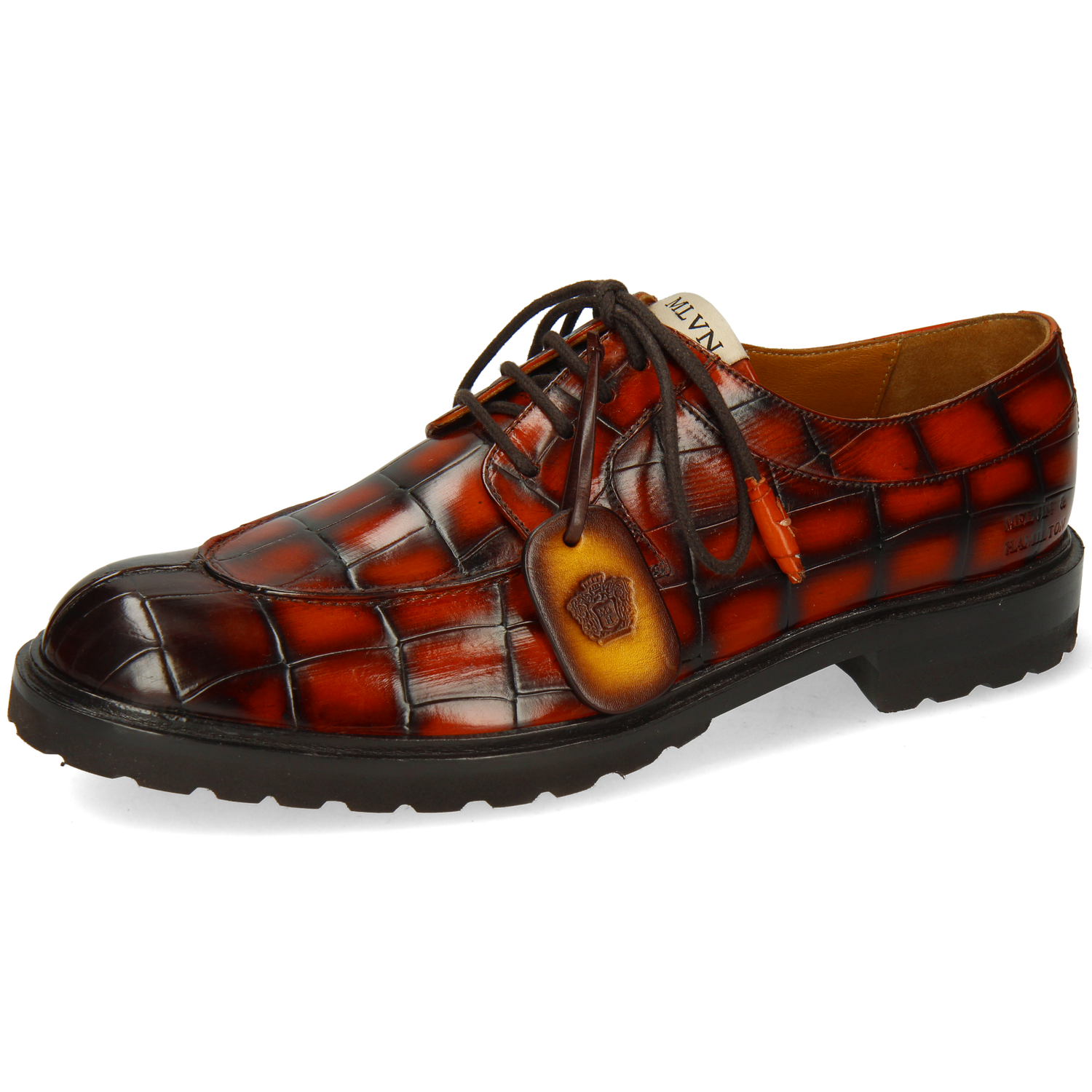 Dark cheap orange shoes