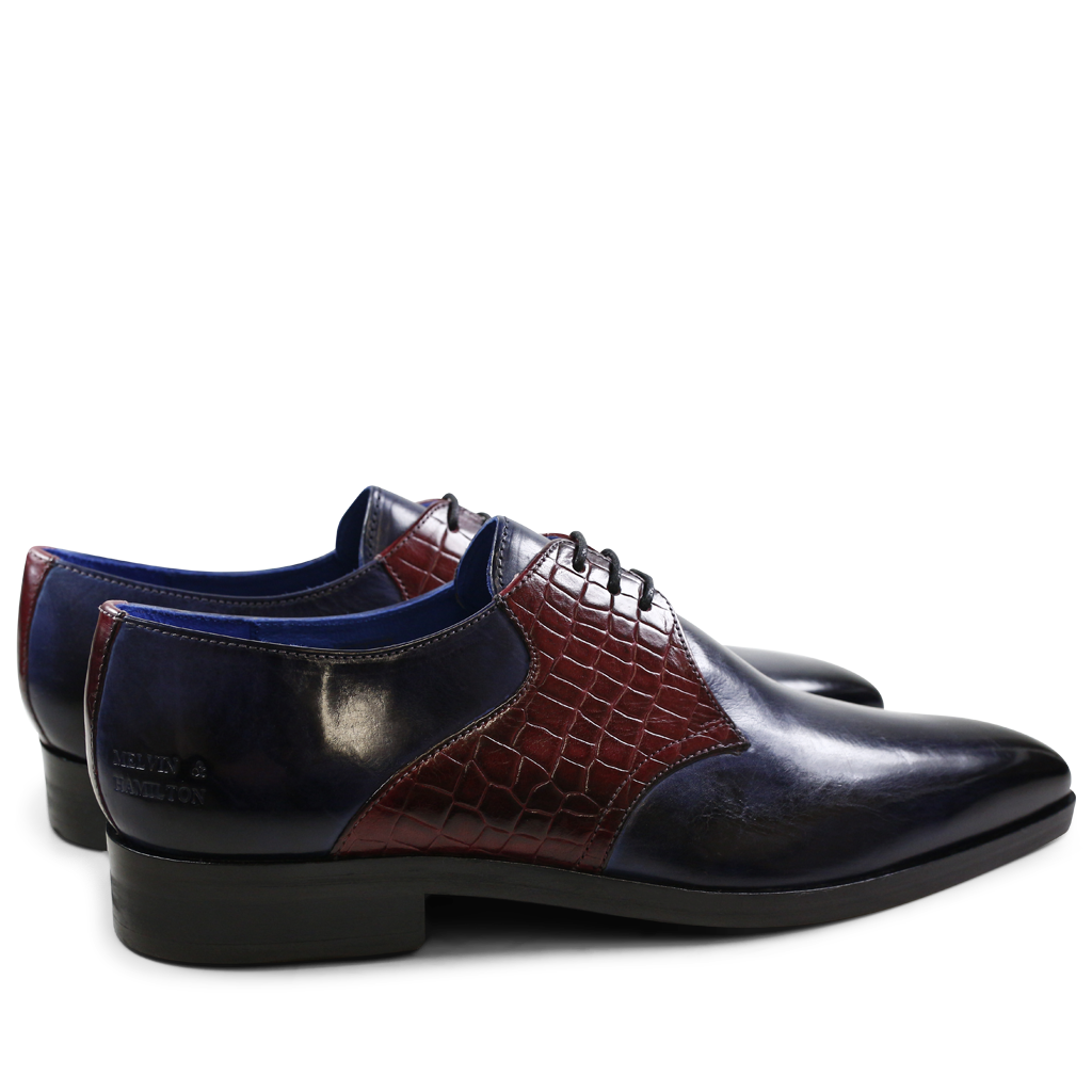 Lewis R Rocco Lewis 29 Rocco Navy Burgundy – Melvin & Hamilton