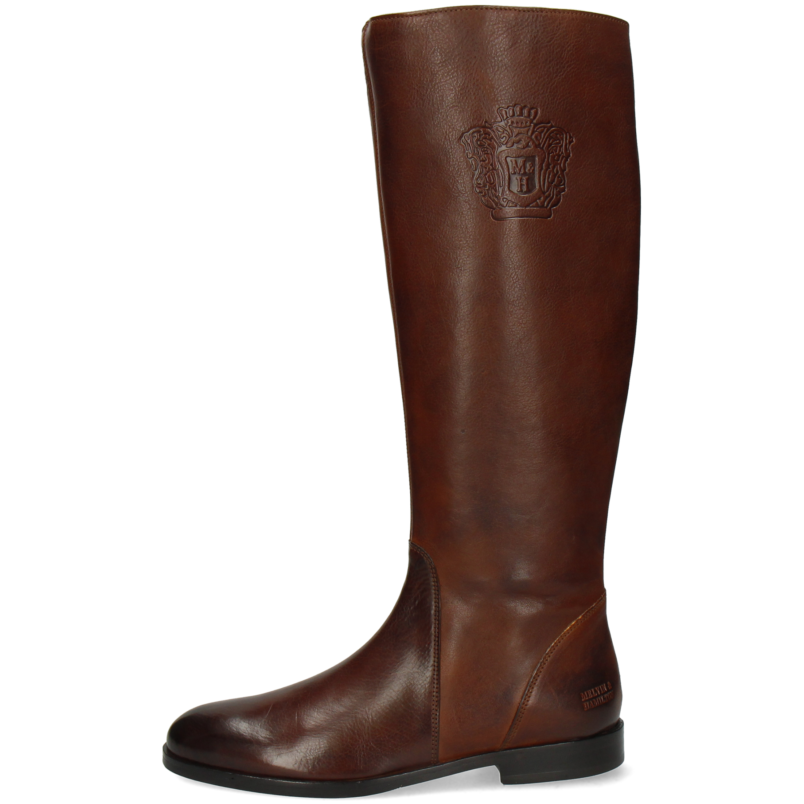 Melvin & Hamilton Damen Stiefel Megan – Handgefertigt Aus Leder, Mit 3 Cm Plateausohle
